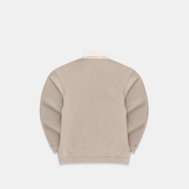(Fall / Winter '23) The Summit Patch Longsleeve Polo - Dune