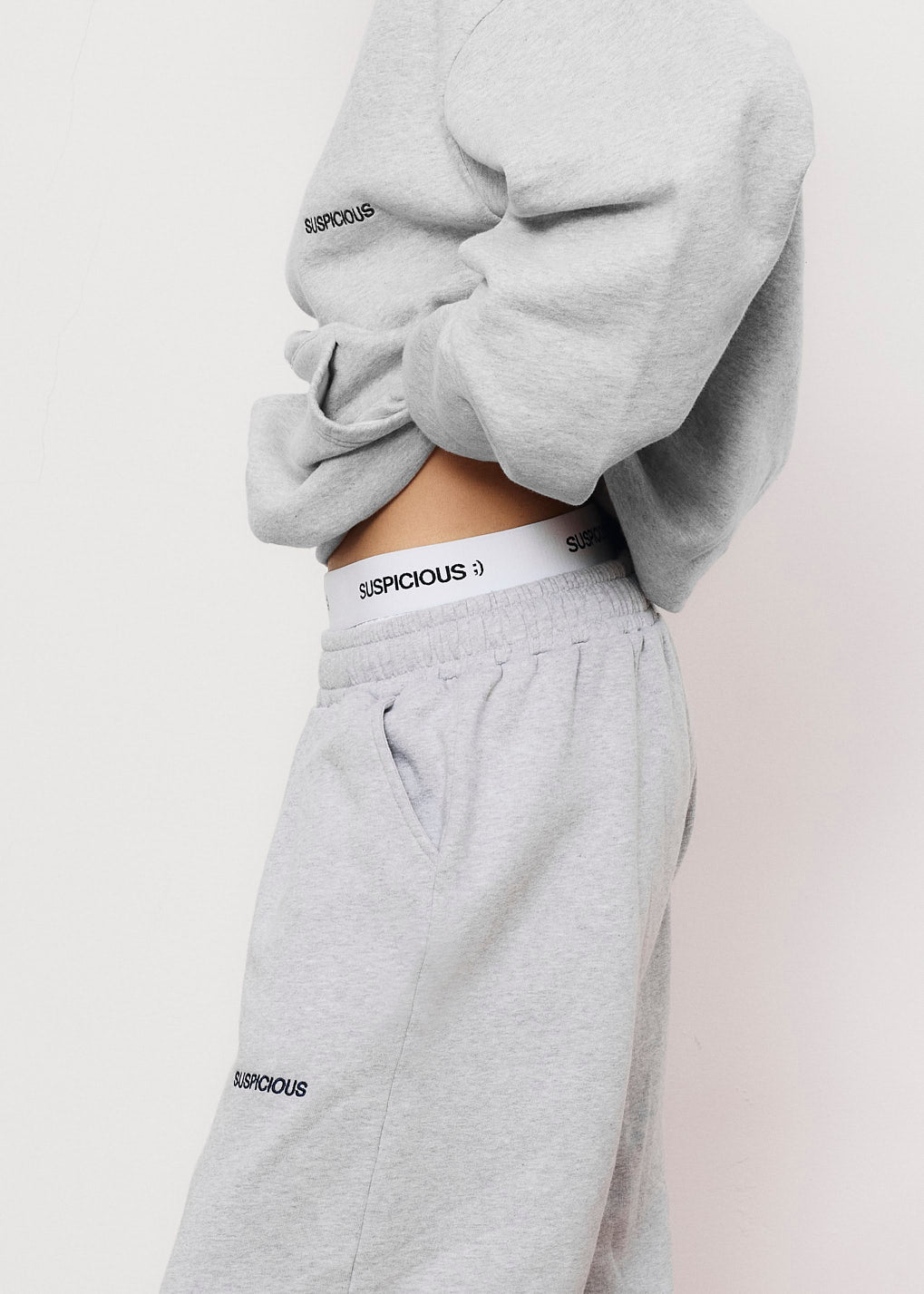 The Essentials Sweatpants - Neutral Heather – Suspicious Antwerp