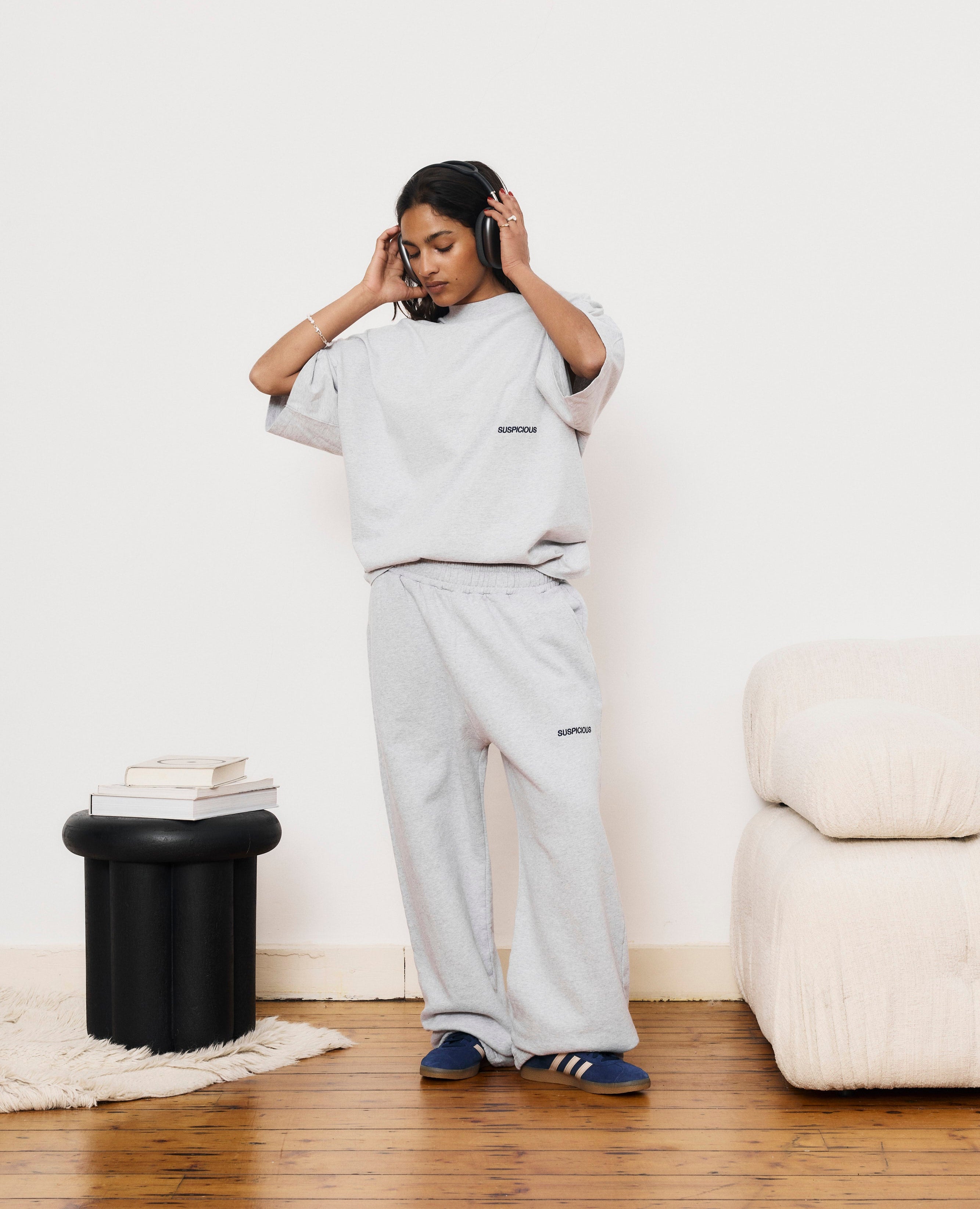 The Essentials Sweatpants - Neutral Heather – Suspicious Antwerp