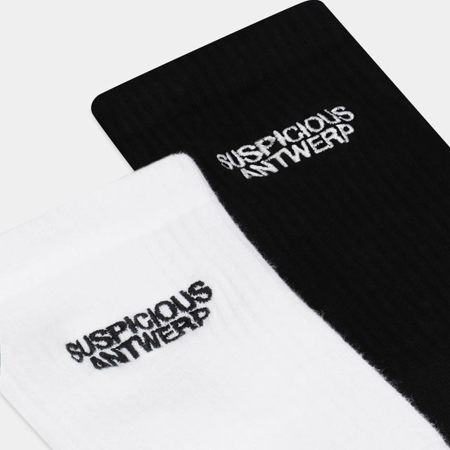 The Original Socks 2 Pack - White // Black